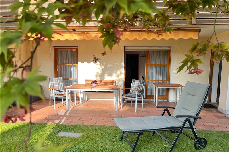 Terrasse und Garten